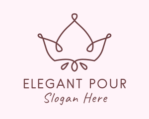 Elegant Crown Accessory logo design