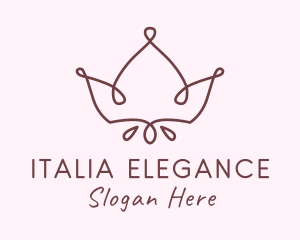 Elegant Crown Accessory logo design