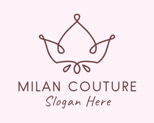 Elegant Crown Accessory logo design