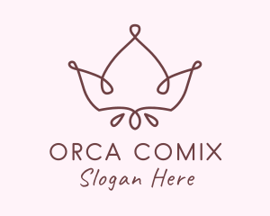 Lifestyle Blogger - Elegant Crown Accessory logo design