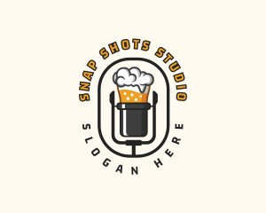 Craft Beer - Beer Microphone Podcast logo design