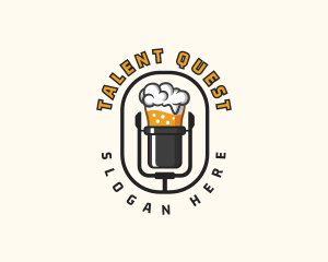 Interview - Beer Microphone Podcast logo design