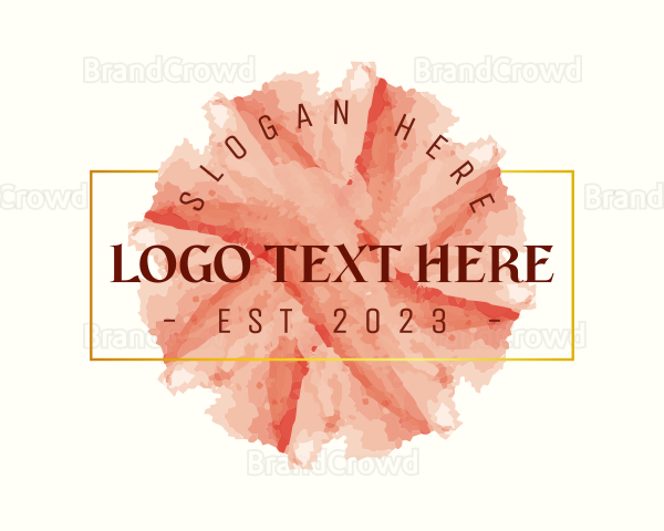 Boutique Beauty Watercolor Designer Logo