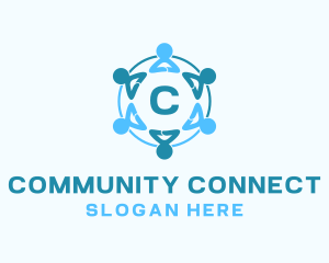 People Community Charity logo design