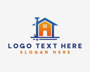 House - Modern House Nail logo design