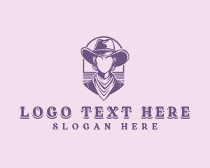 Cowgirl Texas Rodeo Logo