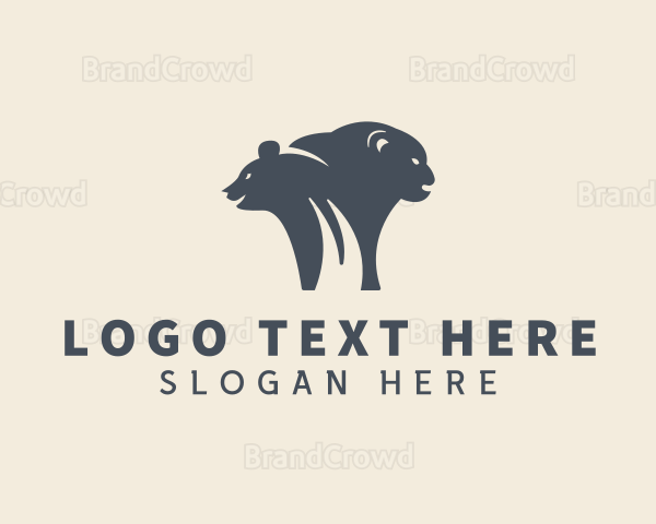 Wildlife Bear Animal Logo