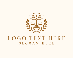 Advocacy - Justice Scale Attorney logo design