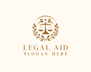 Attorney - Justice Scale Attorney logo design