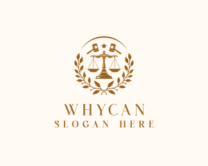 Jurist - Justice Scale Attorney logo design