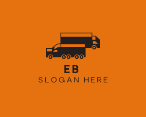 Shipping Cargo Truck Logo