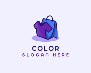 Shopper - Shirt Shopping Bag Merchant logo design