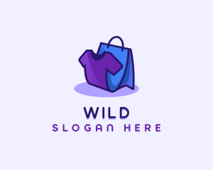 Retail - Shirt Shopping Bag Merchant logo design