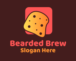 Cheese Bread Slice  Logo