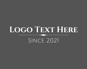White - Serif Professional Company logo design
