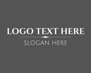 Letter Ah - Serif Professional Company logo design