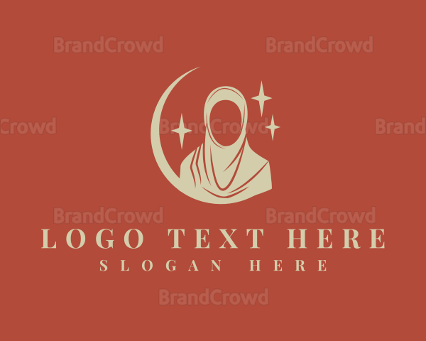 Starry Moon Hijab Logo