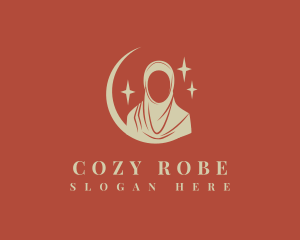 Robe - Starry Moon Hijab logo design