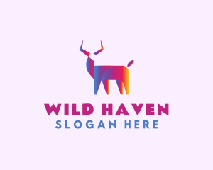 Wild Deer Zoo logo design