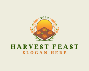 Pumpkin Farm Agriculture logo design