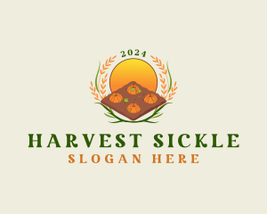 Pumpkin Farm Agriculture logo design