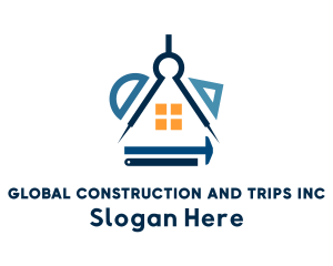 Builder Home Renovation Tools Logo