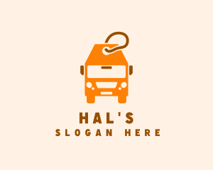 Transportation - Bus Transport Tag logo design