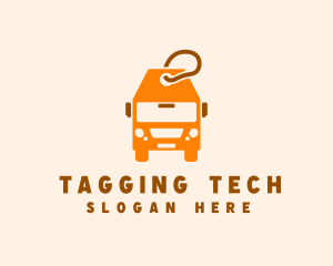 Bus Transport Tag logo design