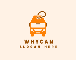 Discount - Bus Transport Tag logo design