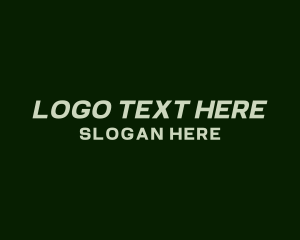 Delivery - Modern Slanted Tech logo design