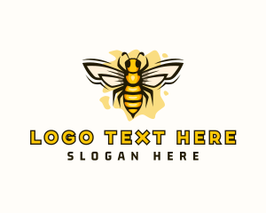 Wild Insect - Honey Bee Hornet logo design
