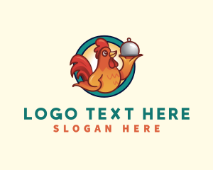 Gourmet - Chicken Rooster Restaurant logo design