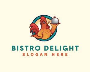 Chicken Rooster Restaurant logo design