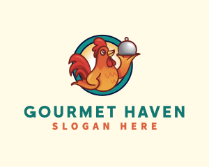 Chicken Rooster Restaurant logo design