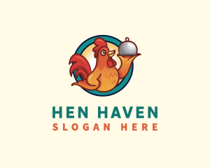 Chicken Rooster Restaurant logo design