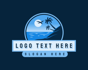 Travel - Airplane Travel Resort logo design