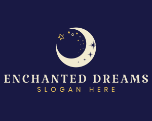 Fantasy - Moonlight Fantasy Stars logo design