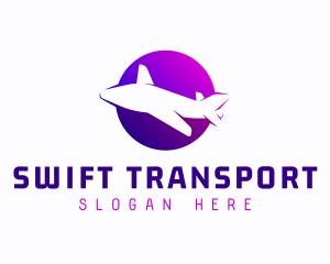 Airplane Fly Transport logo design