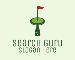 Spy Glass Golf logo design