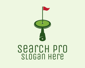 Search - Spy Glass Golf logo design