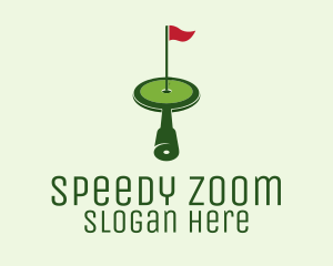 Zoom - Spy Glass Golf logo design