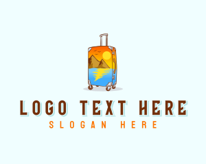 Luggage Travel Vacation Logo