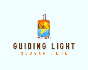 Luggage Travel Vacation logo design