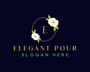 Floral Beauty Wedding logo design