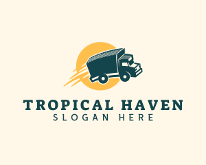 Truck Logistics Delivery Logo