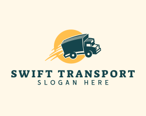 Truck Logistics Delivery logo design