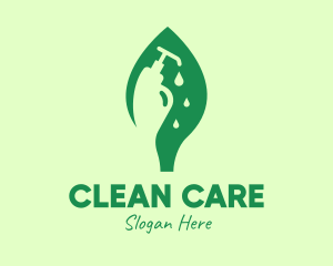 Hygienic - Green Natural Liquid Soap logo design