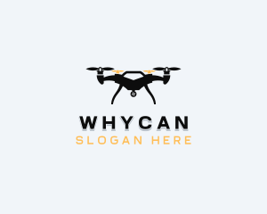 Rotorcraft - Drone Camera Aerial Photography logo design