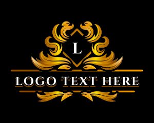 High End - Luxury Deluxe Ornament logo design