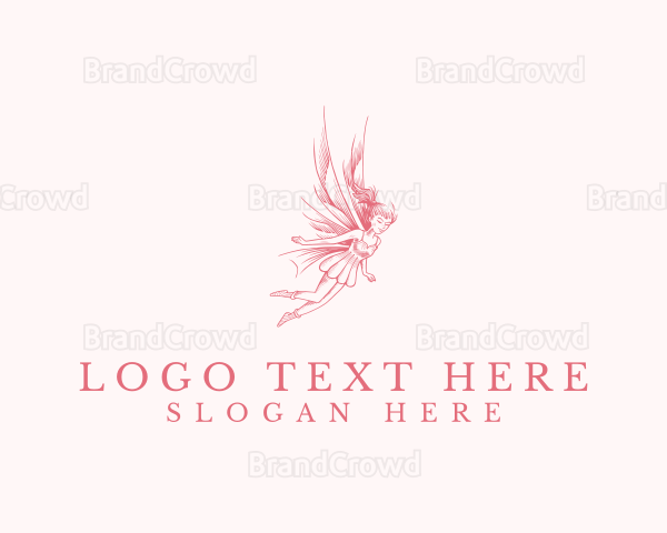 Magical Fairy Girl Logo